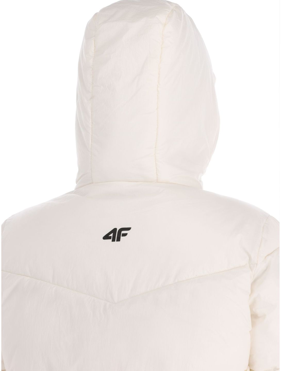 4F, Down Jacket  F277 Daunenjacke Damen Off White weiß 