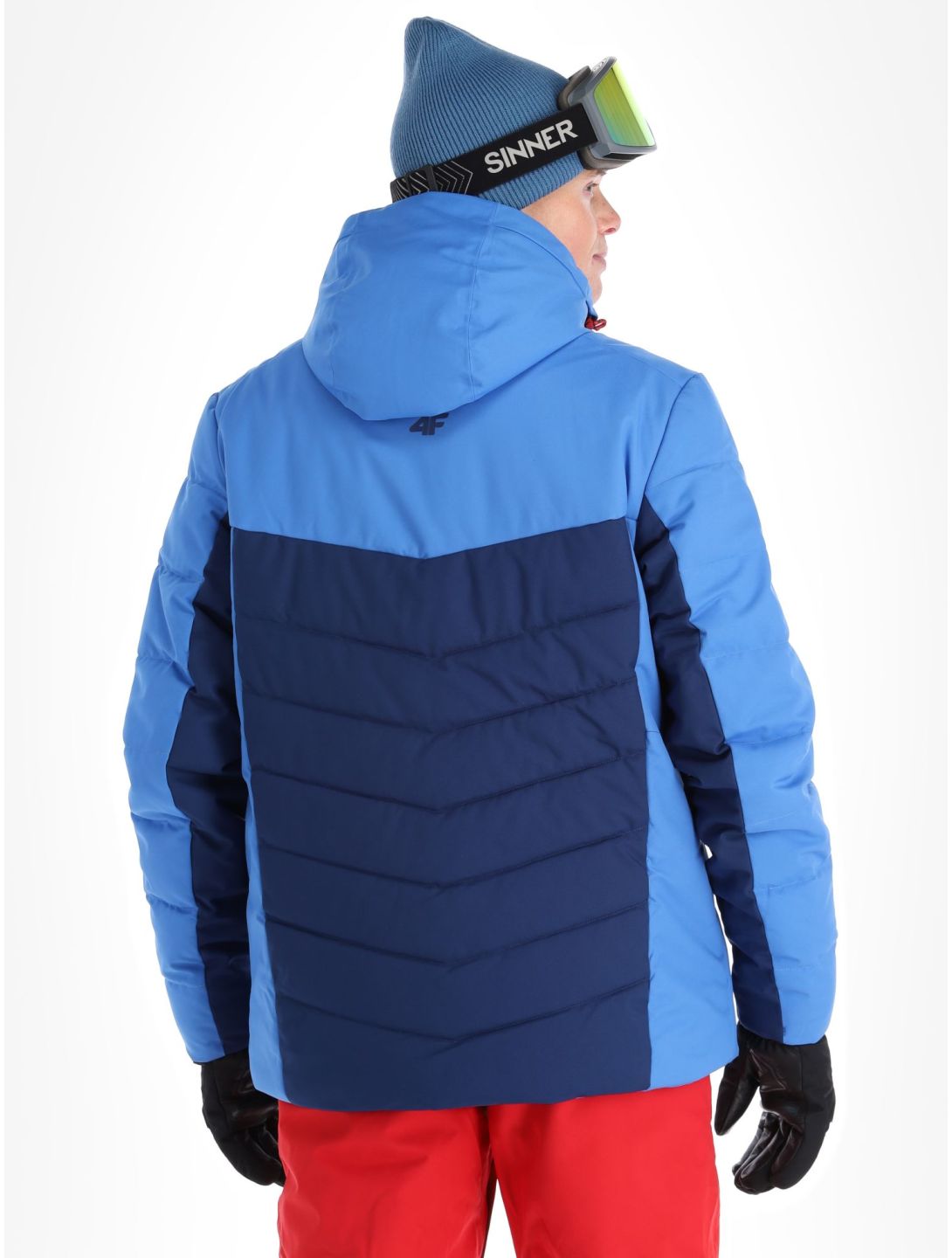 4F, Down Jacket  M278 Daunenjacke Herren Blue blau 