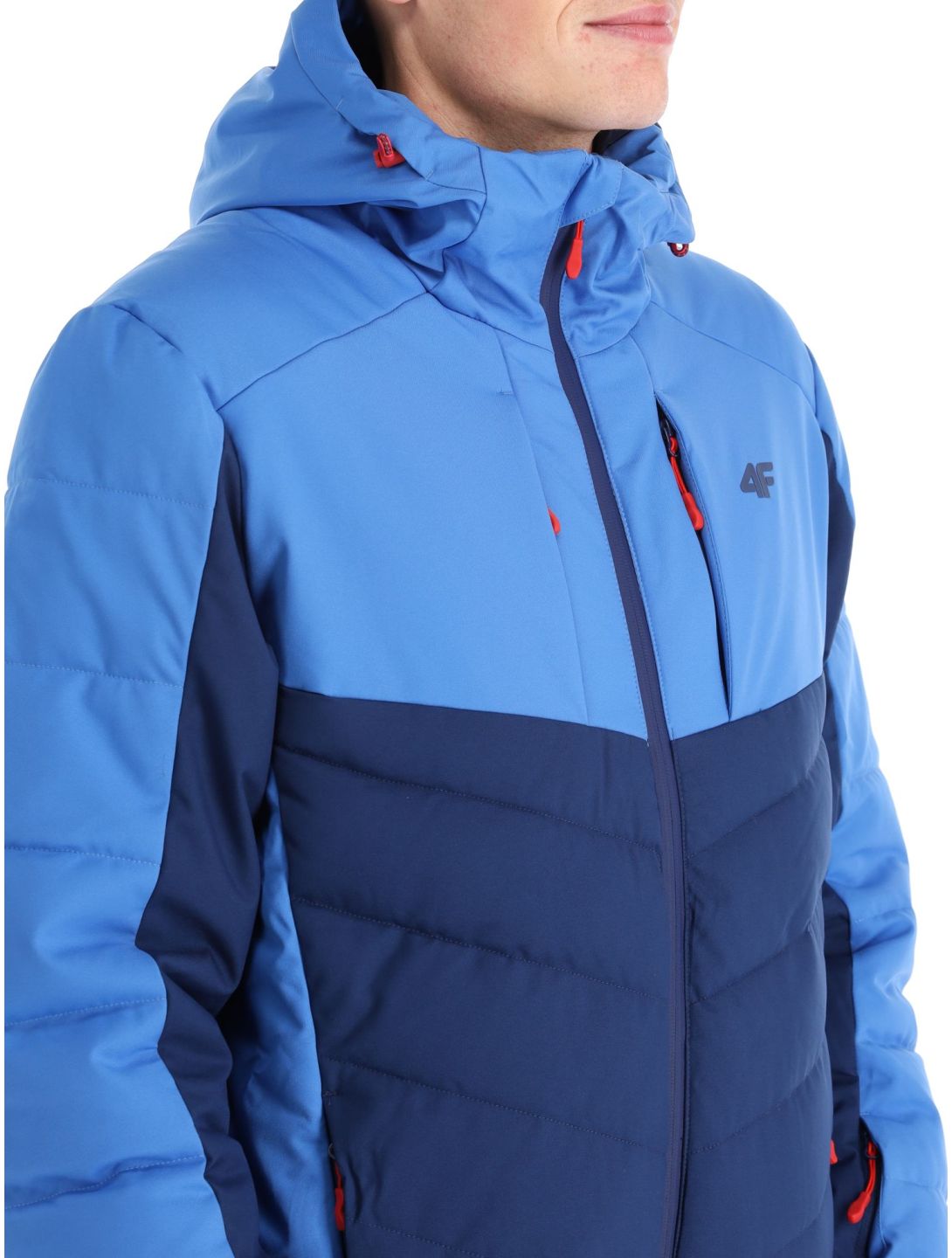 4F, Down Jacket  M278 Daunenjacke Herren Blue blau 