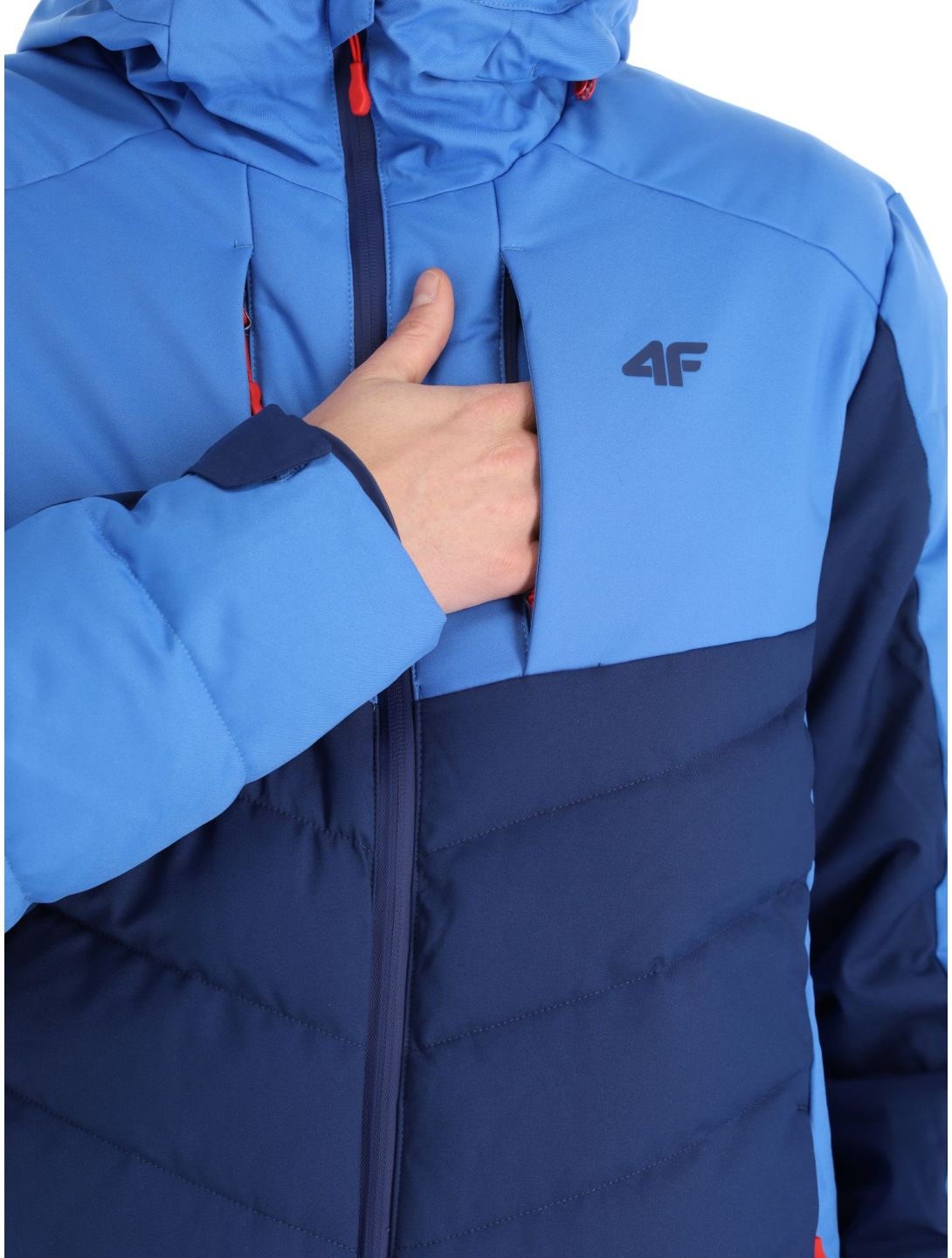 4F, Down Jacket  M278 Daunenjacke Herren Blue blau 