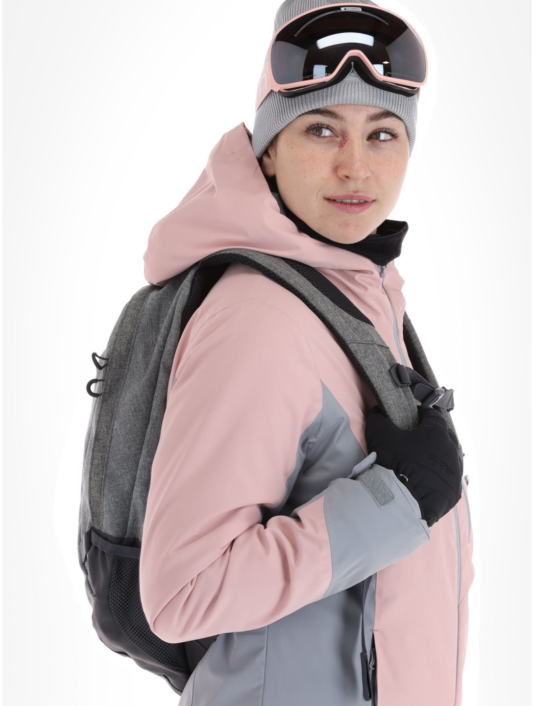 4F, Jacket  F121 Skijacke Damen Light Pink grau, rosa 