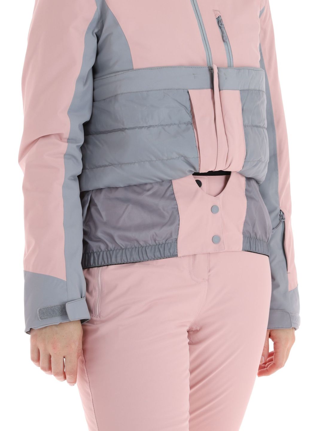 4F, Jacket  F121 Skijacke Damen Light Pink grau, rosa 