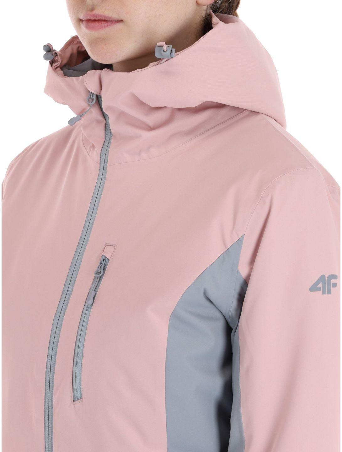 4F, Jacket  F121 Skijacke Damen Light Pink grau, rosa 