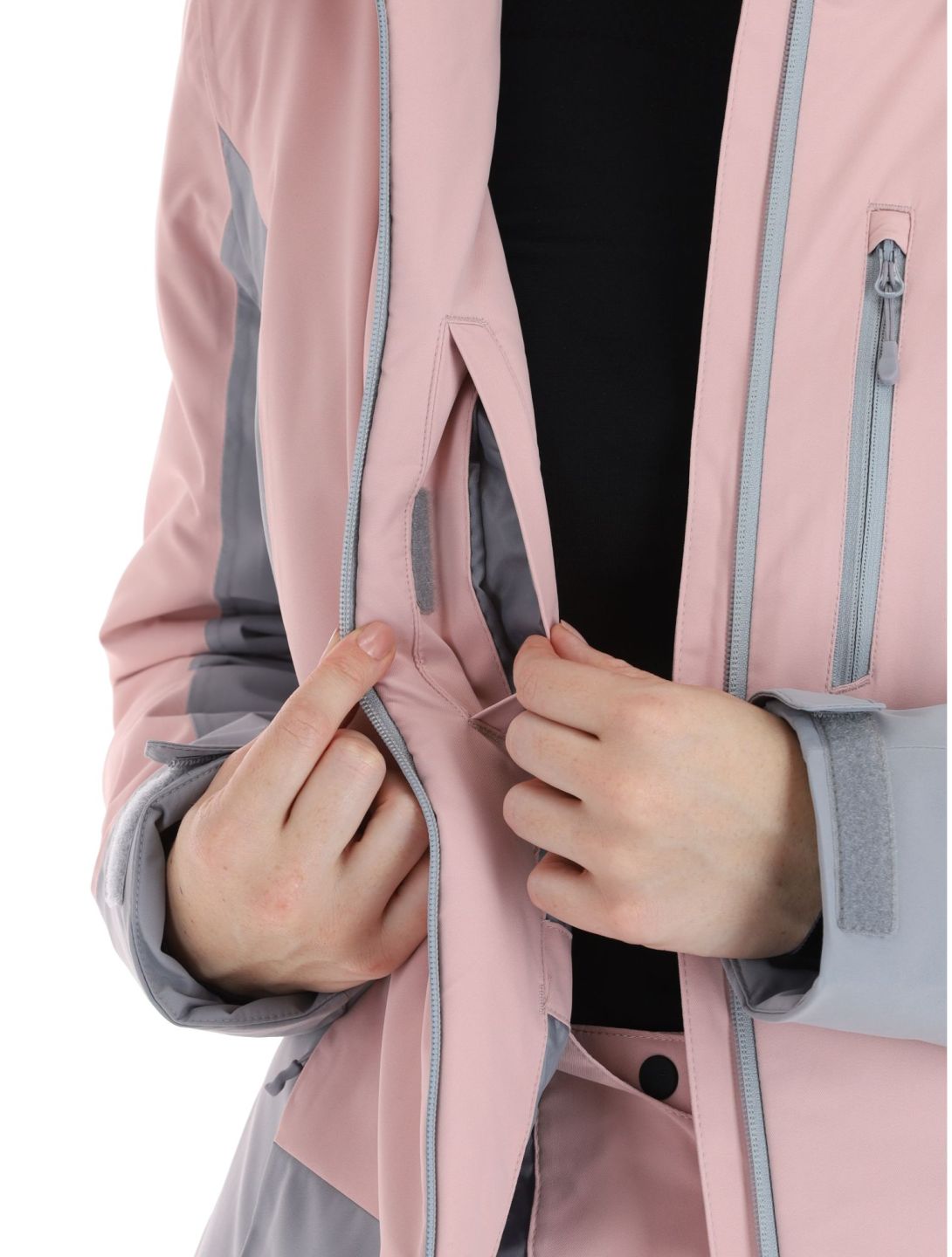 4F, Jacket  F121 Skijacke Damen Light Pink grau, rosa 