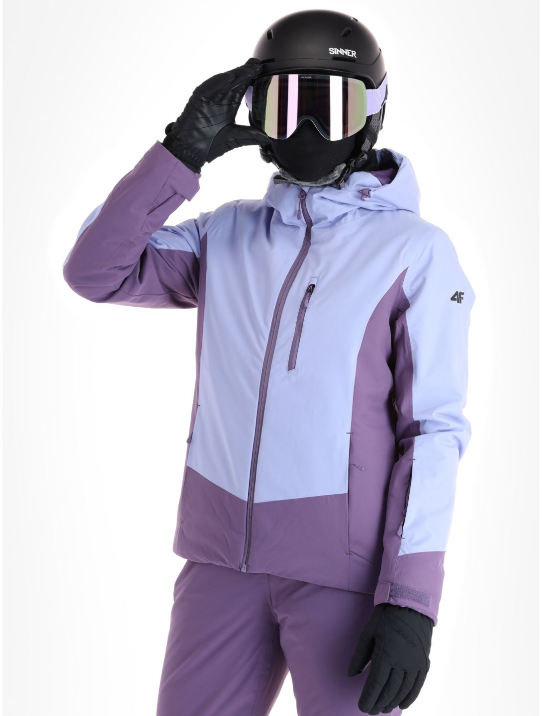 4F, Jacket  F121 Skijacke Damen Light Violet violett 