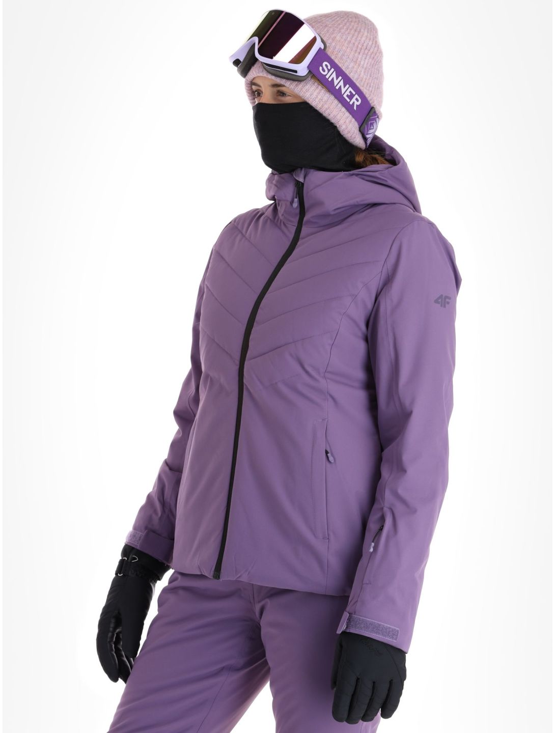 4F, Jacket  F122 Skijacke Damen Dark Violet violett 