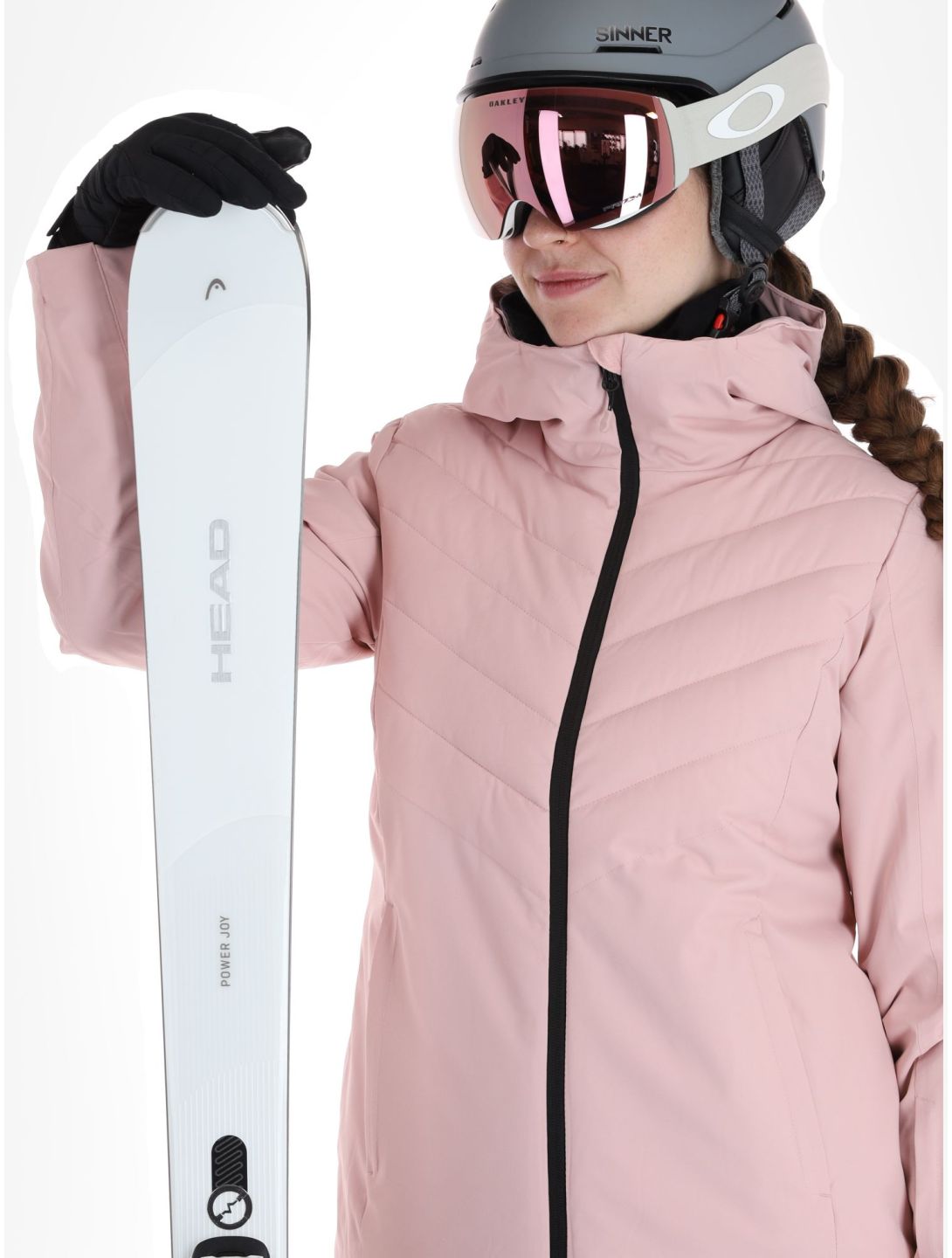 4F, Jacket  F122 Skijacke Damen Light Pink rosa 