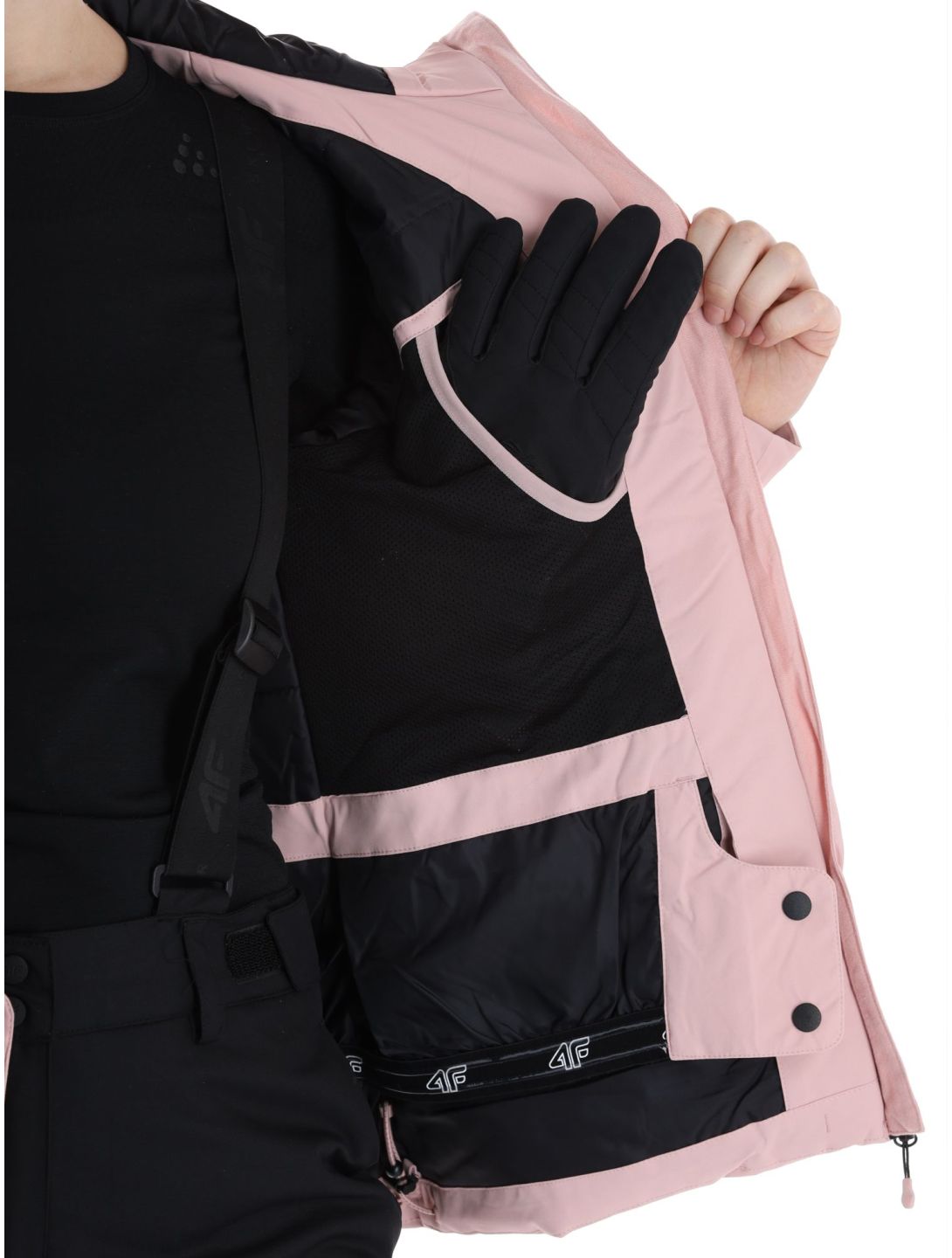 4F, Jacket  F122 Skijacke Damen Light Pink rosa 