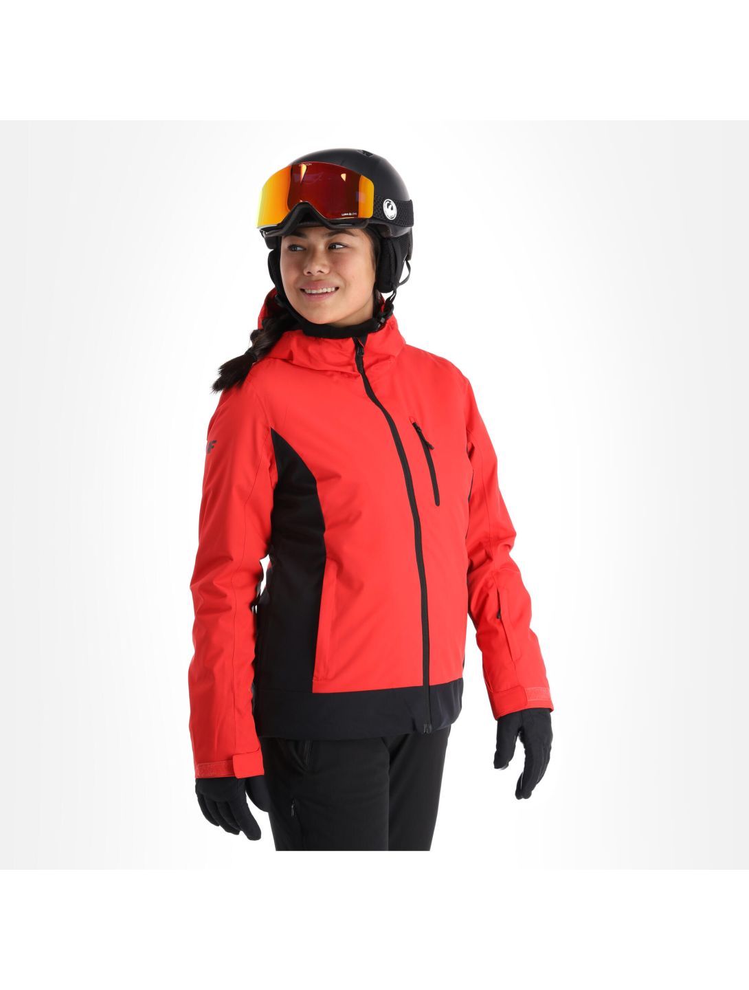 4F, Kudn002 Skijacke Damen rot 