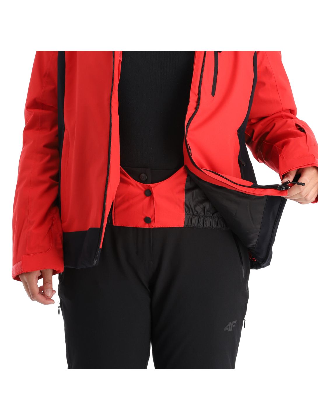 4F, Kudn002 Skijacke Damen rot 