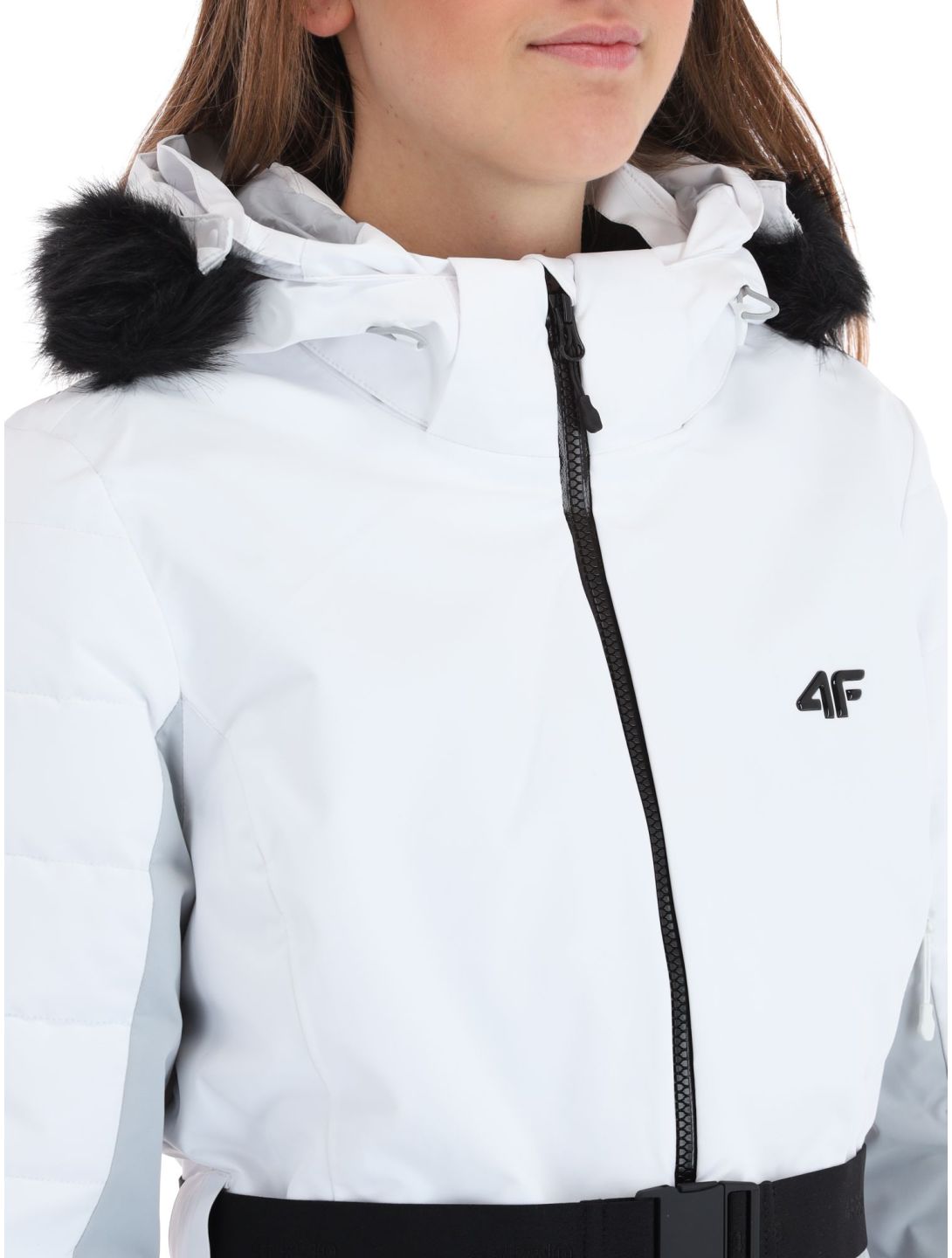 4F, Technical Jacket  F337 Skijacke Damen Cold Light Grey grau 