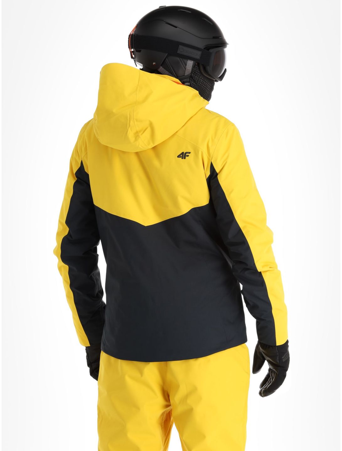 4F, Technical Jacket  M284 Skijacke Herren Yellow gelb, schwarz 