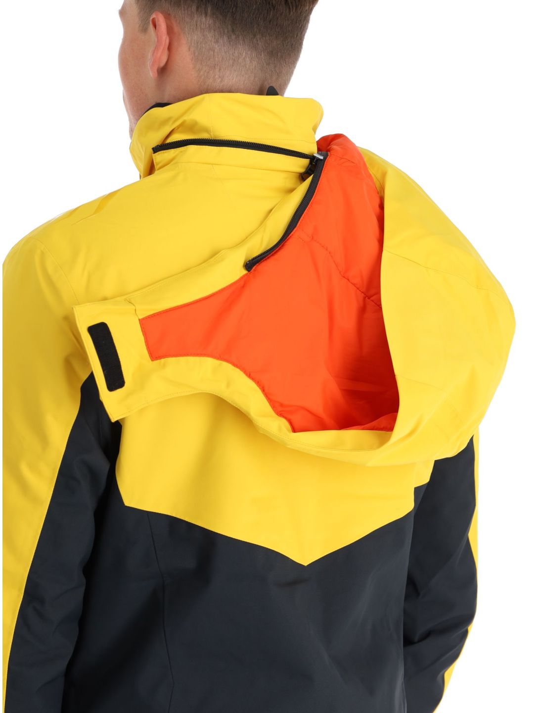 4F, Technical Jacket  M284 Skijacke Herren Yellow gelb, schwarz 