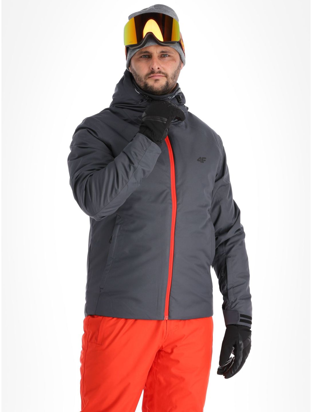 4F, Technical Jacket  M305 Skijacke Herren Anthracite grau 