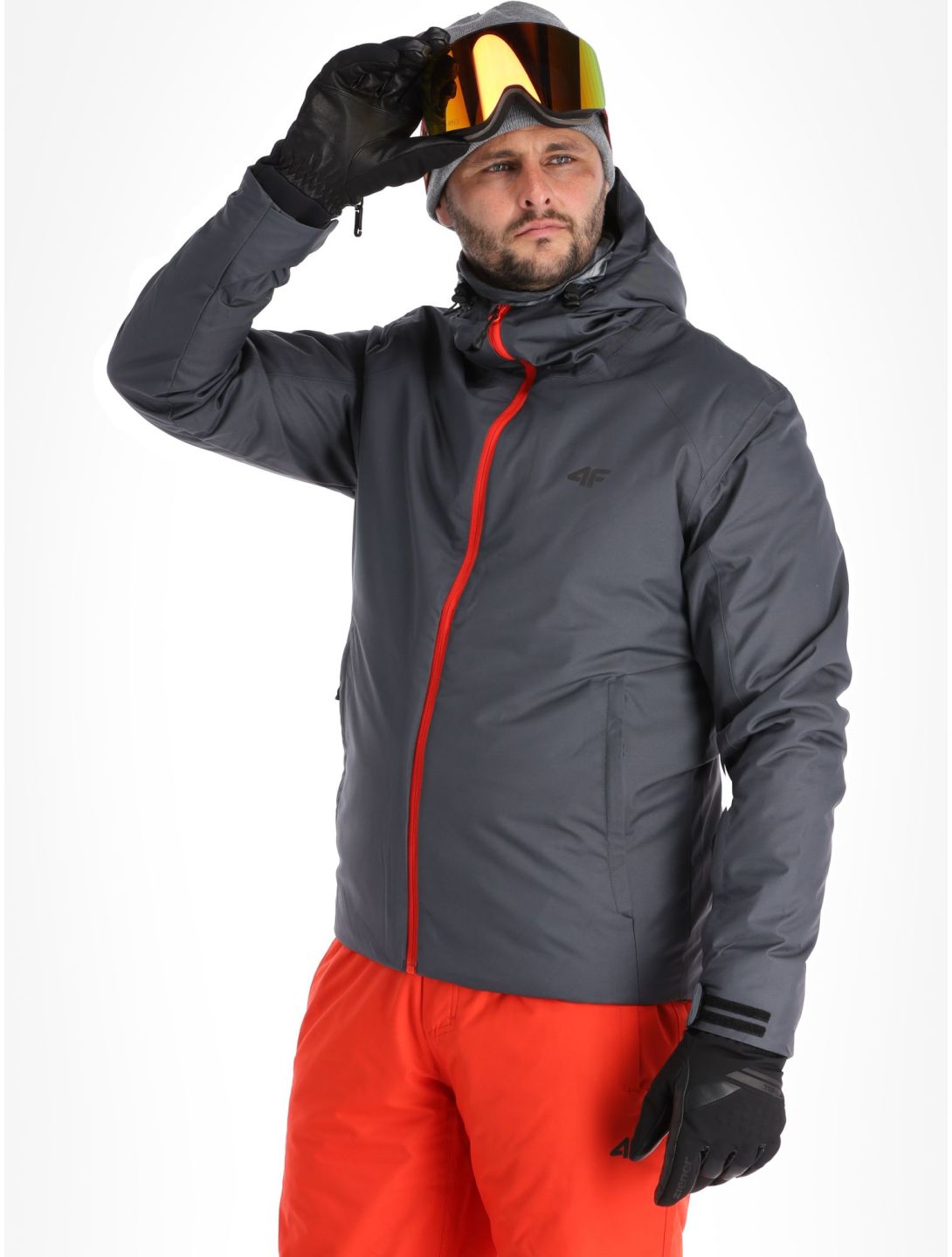 4F, Technical Jacket  M305 Skijacke Herren Anthracite grau 