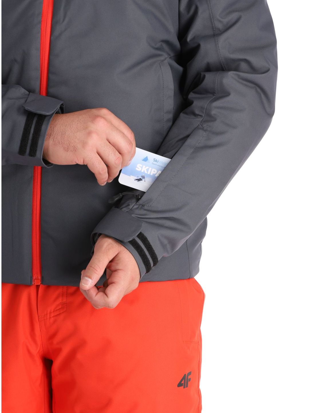 4F, Technical Jacket  M305 Skijacke Herren Anthracite grau 