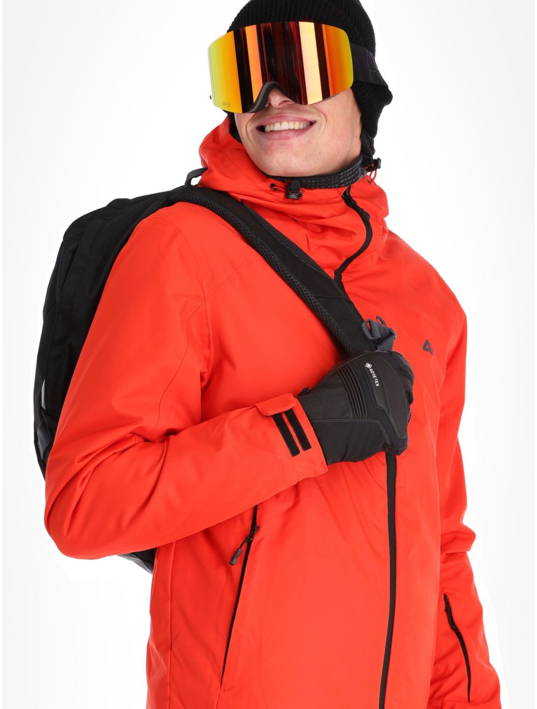 4F, Technical Jacket  M305 Skijacke Herren Red rot 