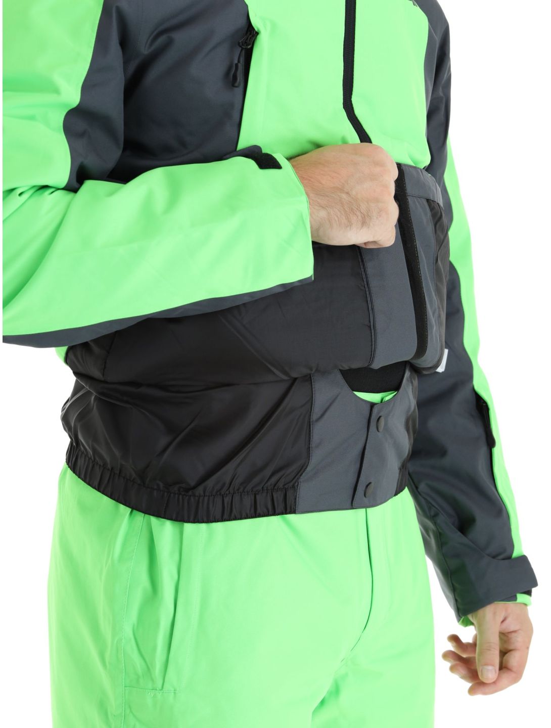 4F, Technical Jacket  M306 Skijacke Herren Canary Green grau, grün 