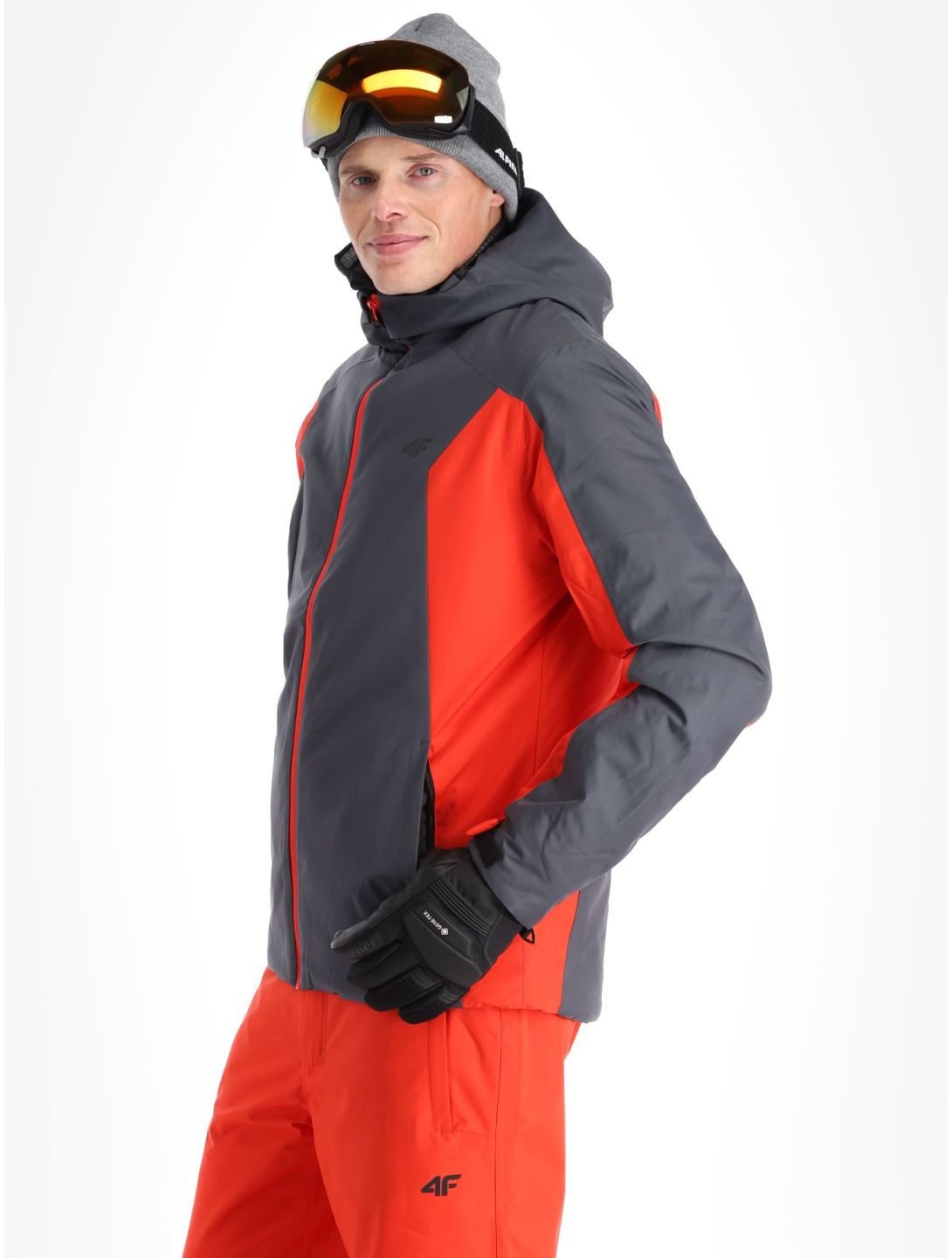 4F, Technical Jacket  M306 Skijacke Herren Red rot 