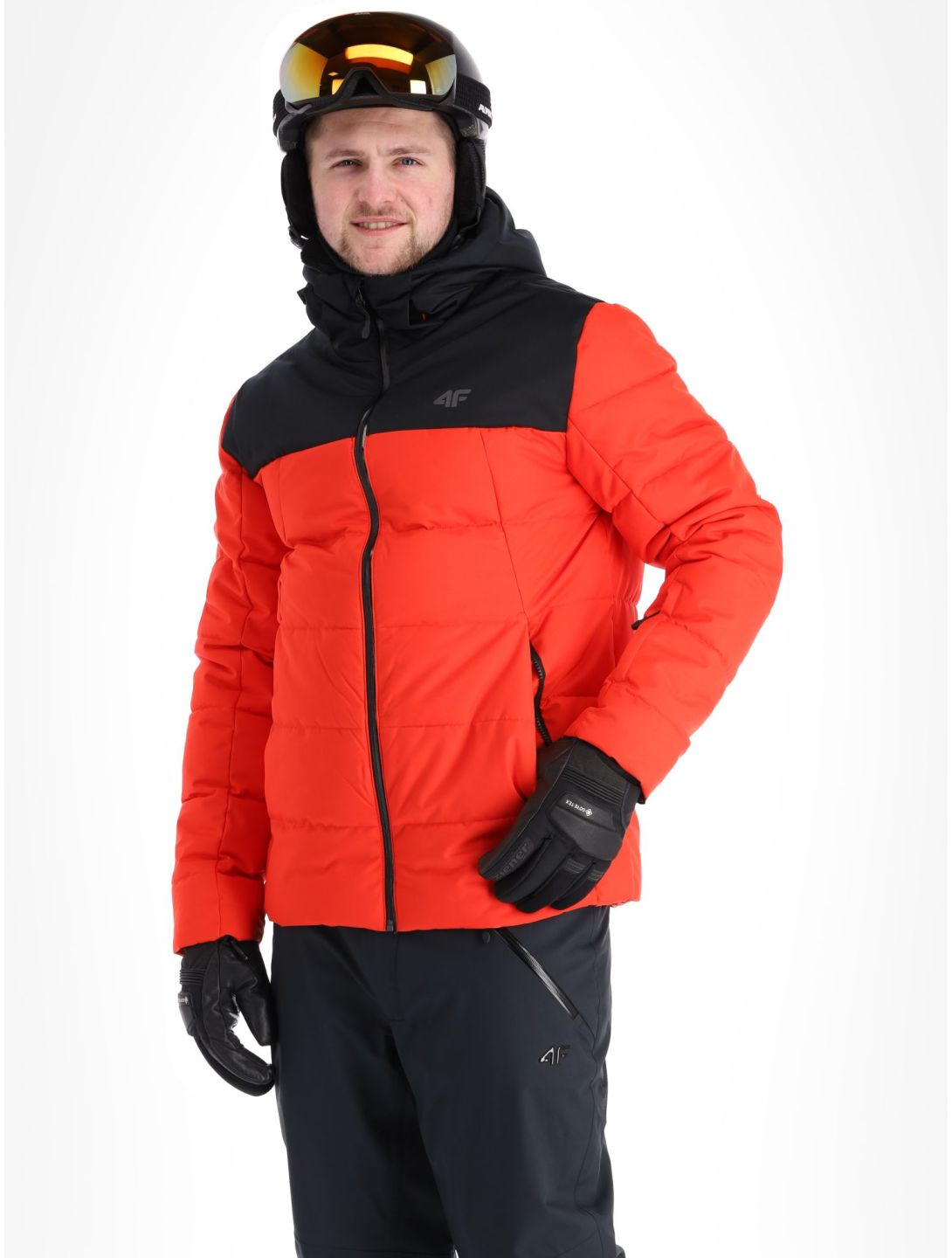 4F, Technical Jacket  M307 Skijacke Herren Red rot 