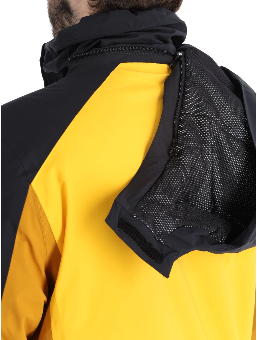 4F, Technical Jacket  M345 Skijacke Herren Yellow braun, gelb, schwarz 