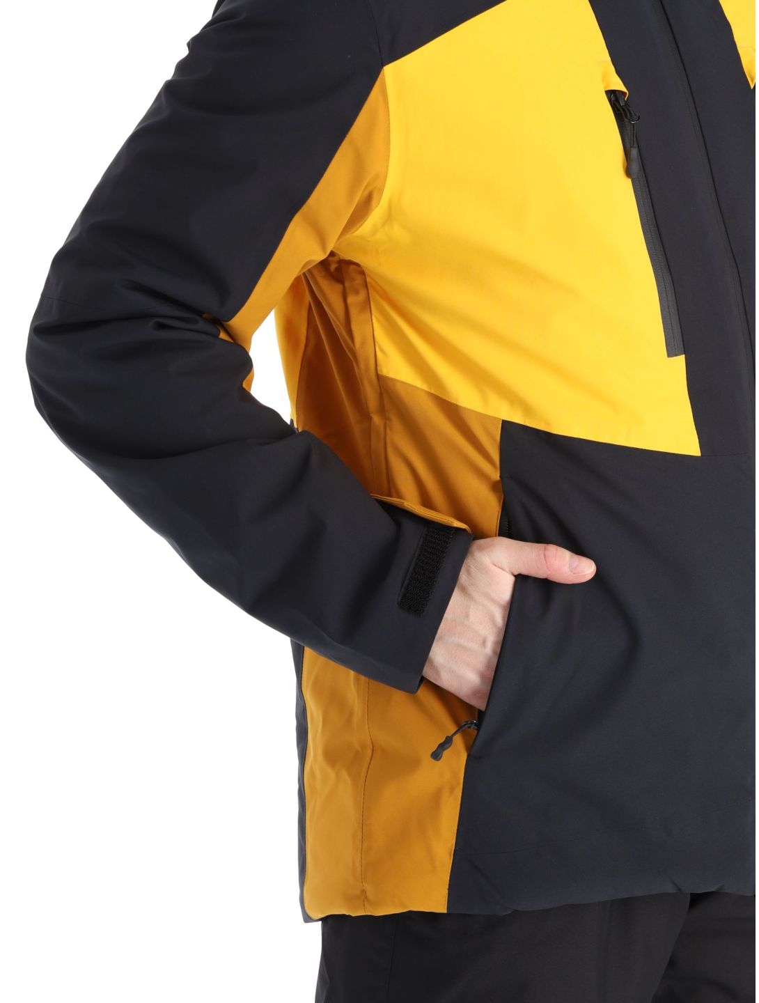 4F, Technical Jacket  M345 Skijacke Herren Yellow braun, gelb, schwarz 