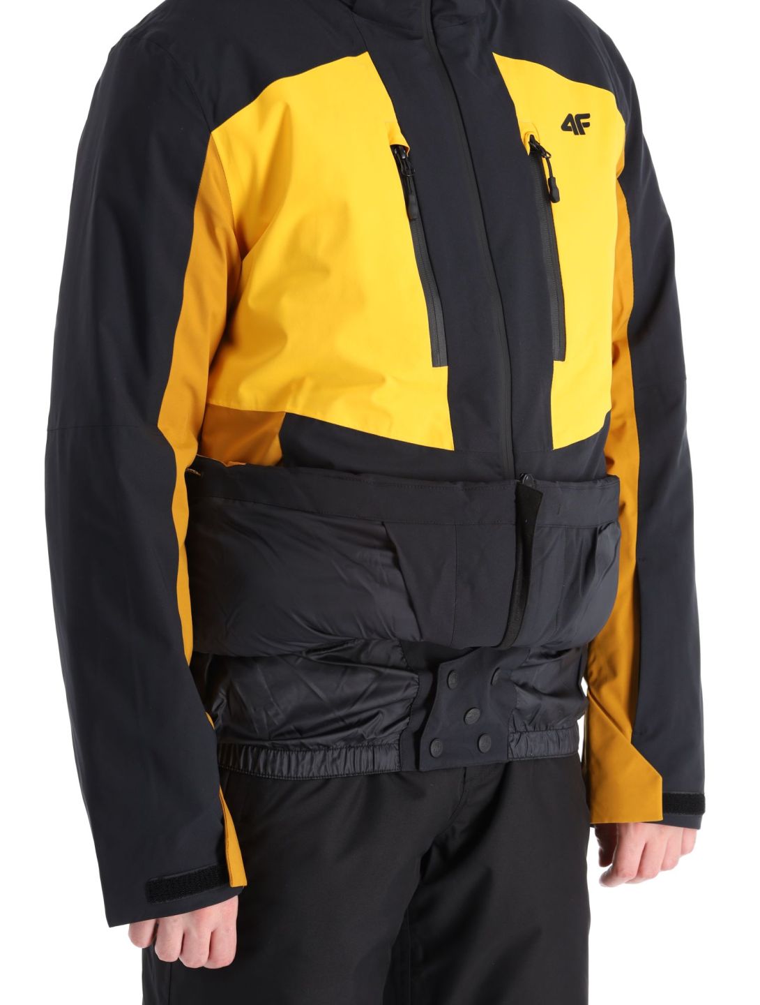 4F, Technical Jacket  M345 Skijacke Herren Yellow braun, gelb, schwarz 