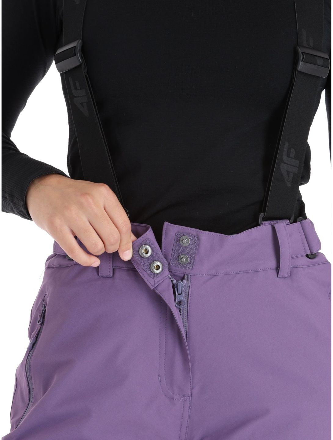 4F, Trousers Fnk  F419 Skihose Damen Dark Violet violett 