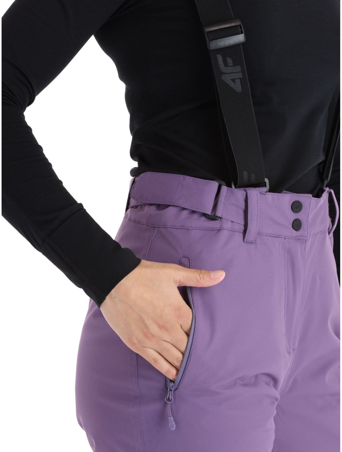 4F, Trousers Fnk  F419 Skihose Damen Dark Violet violett 