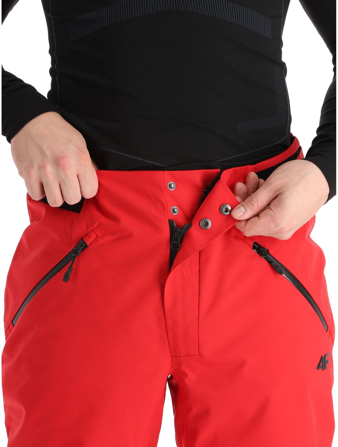 4F, Trousers Fnk  M343 Skihose Herren Dark Red rot 