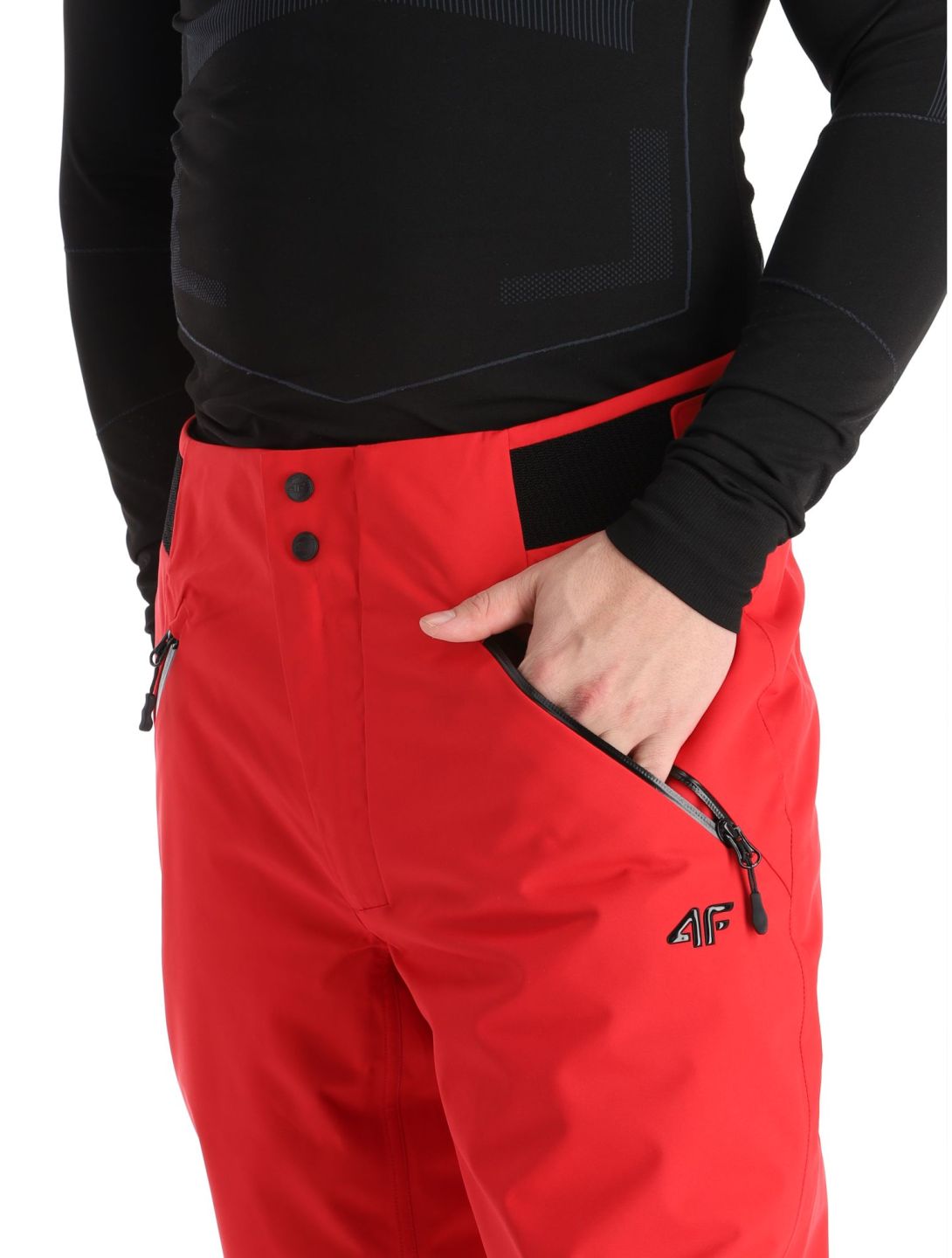 4F, Trousers Fnk  M343 Skihose Herren Dark Red rot 