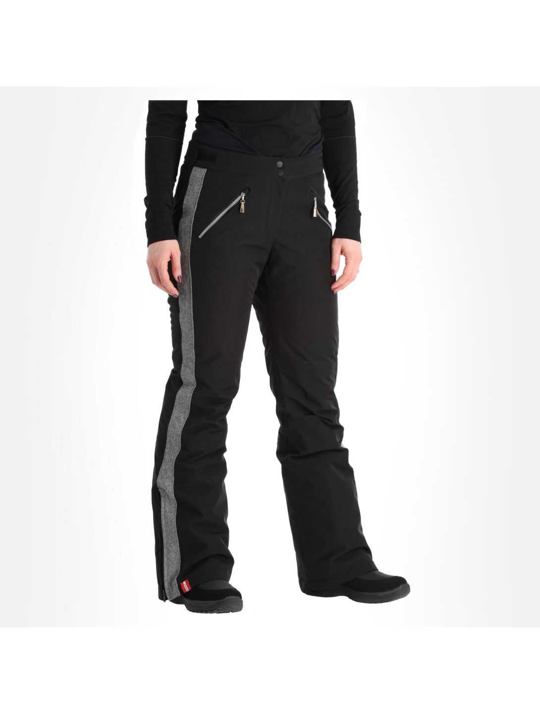 Almgwand, Schusselkopf Skihose Damen grau, schwarz 