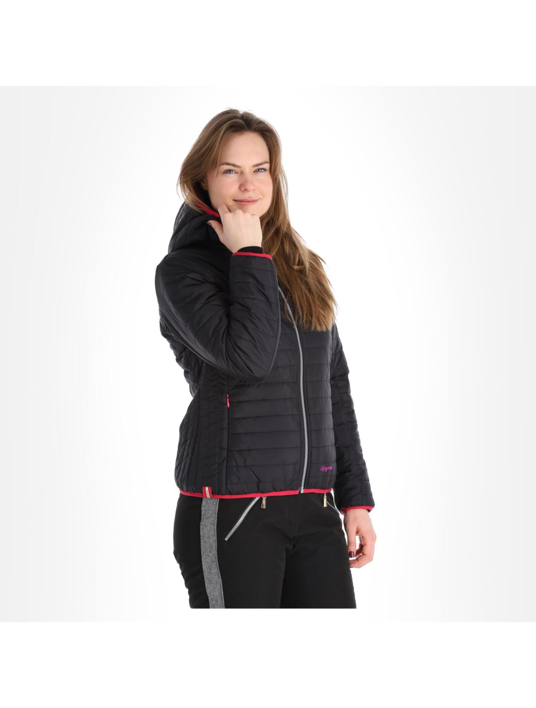 Almgwand, Weihnachtsegg Daunenjacke Damen berry schwarz 