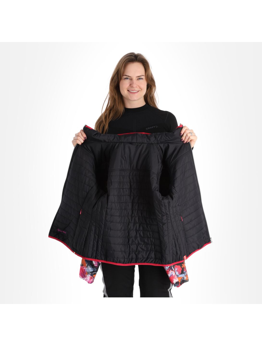 Almgwand, Weihnachtsegg Daunenjacke Damen berry schwarz 