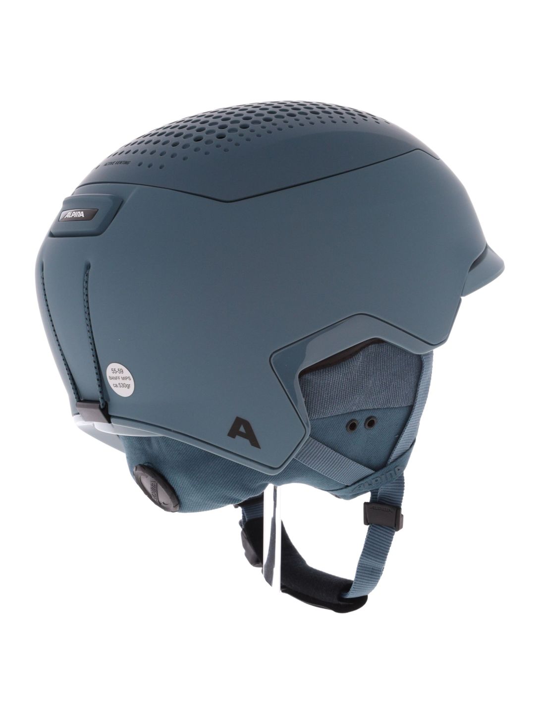 Alpina, Banff Mips Skihelm Unisex Dirt Blue Matt blau 