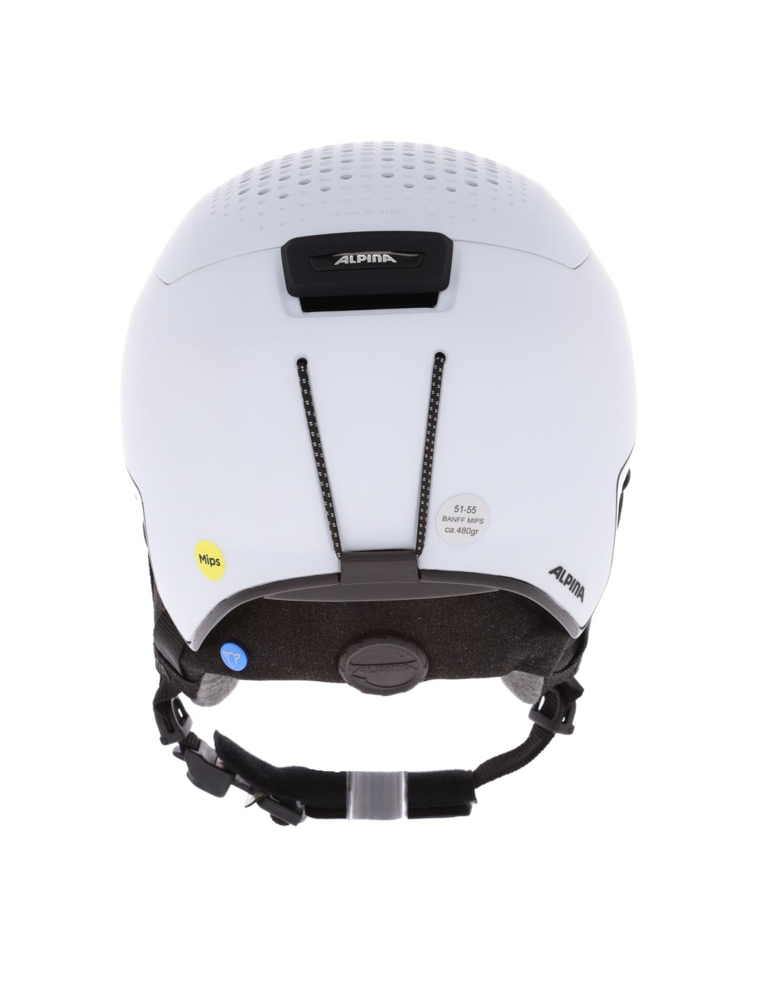 Alpina, Banff Mips Skihelm Unisex matt weiß 