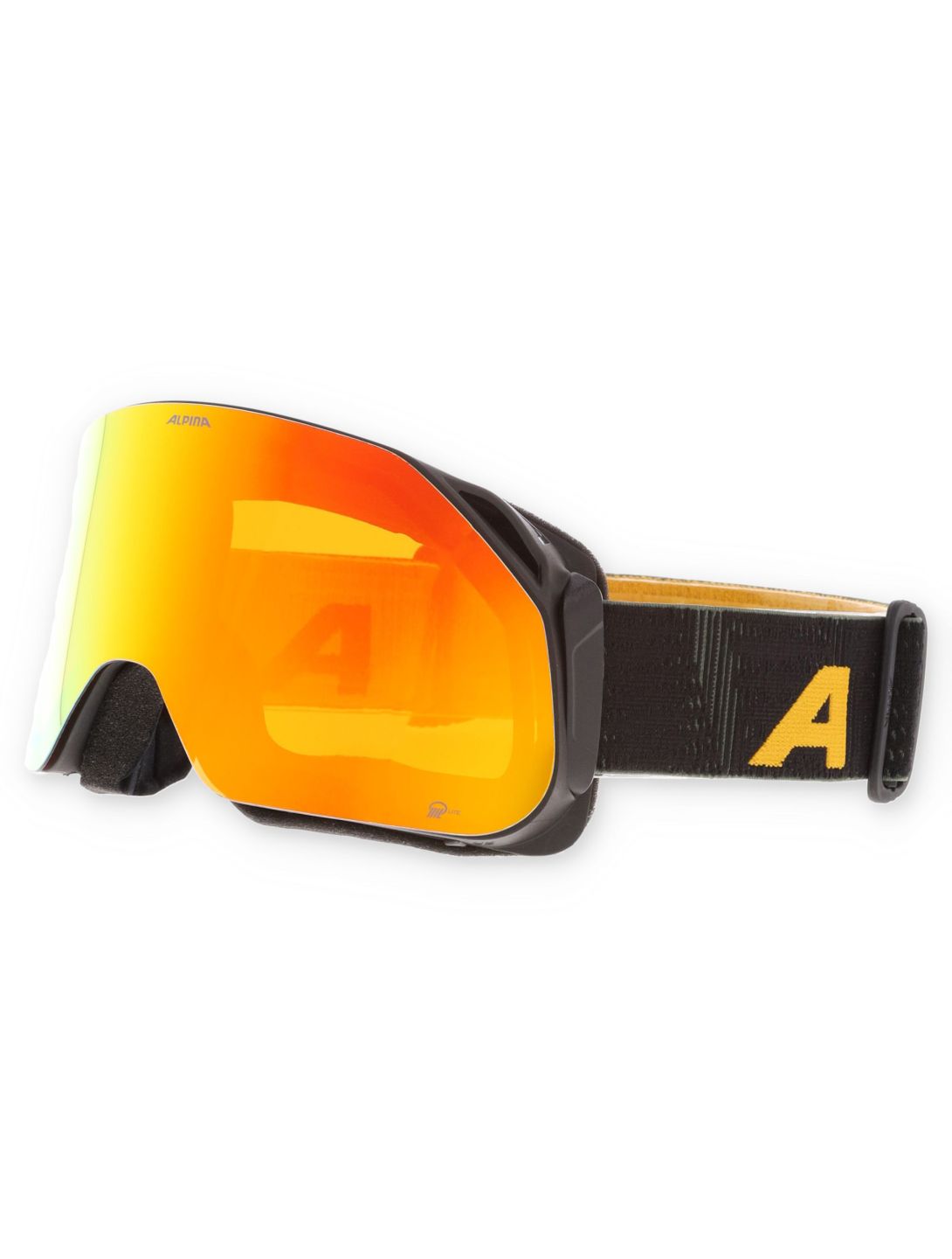 Alpina, Blackcomb Q-Lite Skibrille Unisex Black-Yellow Matt gelb, schwarz 