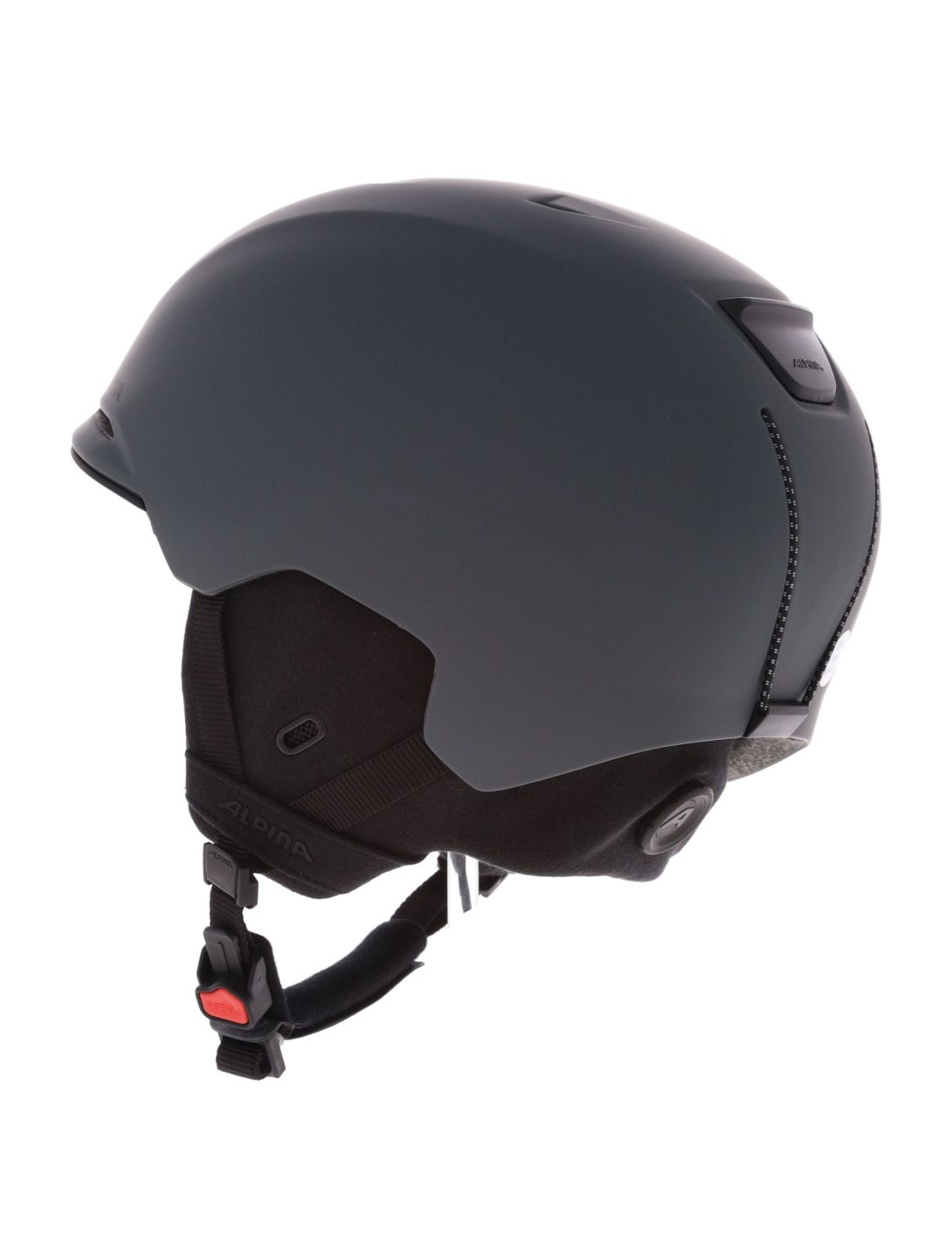 Alpina, Brix Skihelm Unisex Midnight Grey Matt grau 