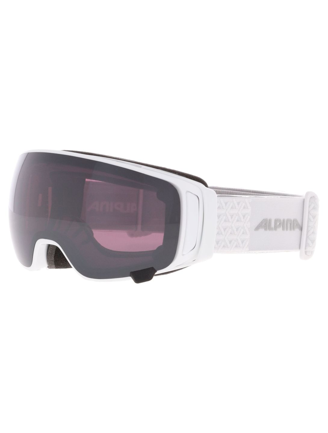 Alpina, Double Jack Mag Q Skibrille extra Linse Unisex White Gloss weiß 