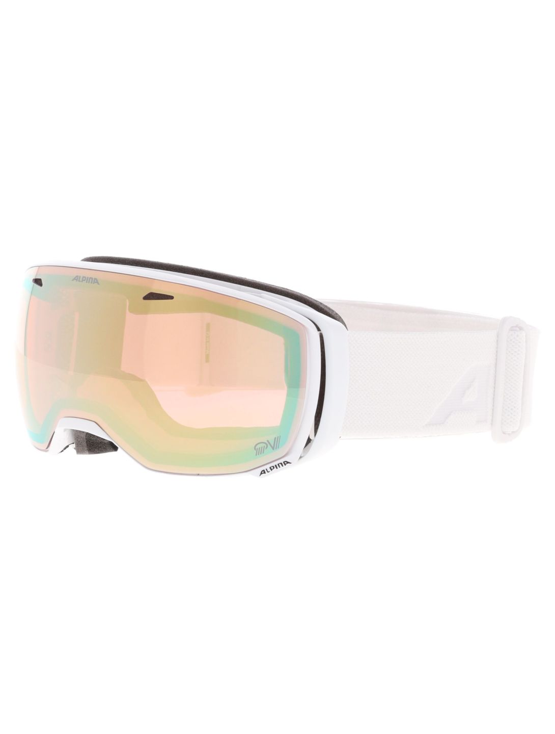 Alpina, Estetica Qv Skibrille Unisex White Gloss weiß 