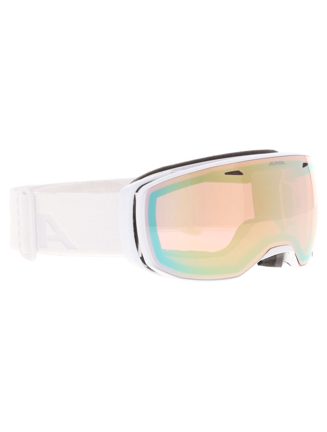 Alpina, Estetica Qv Skibrille Unisex White Gloss weiß 