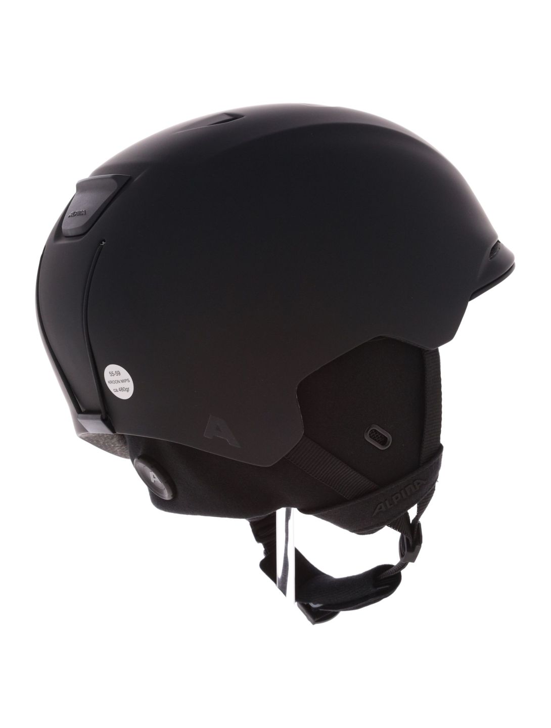 Alpina, Kroon Mips Skihelm Unisex Black Matt schwarz 