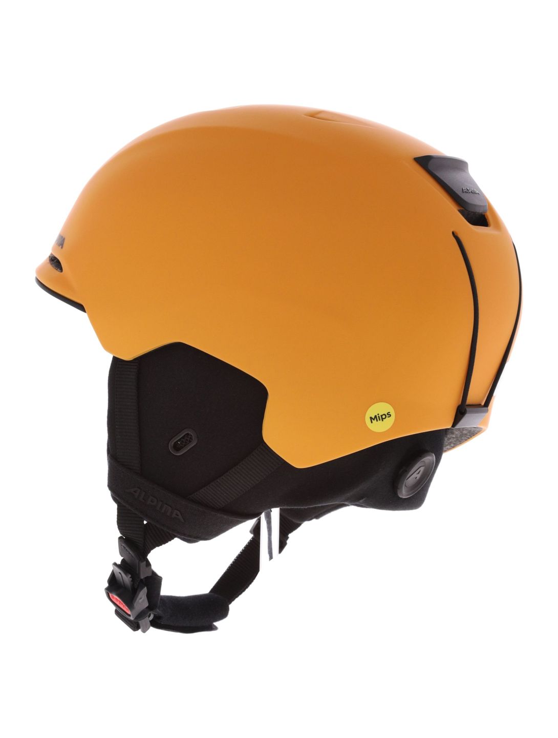 Alpina, Kroon Mips Skihelm Unisex Burned Yellow Matt gelb 