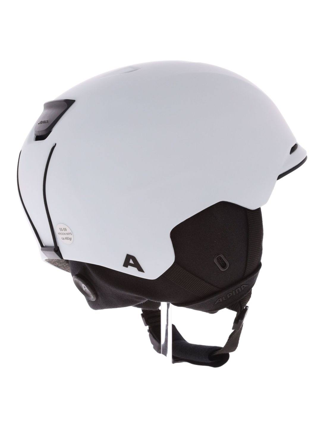 Alpina, Kroon Mips Skihelm Unisex White Matt weiß 