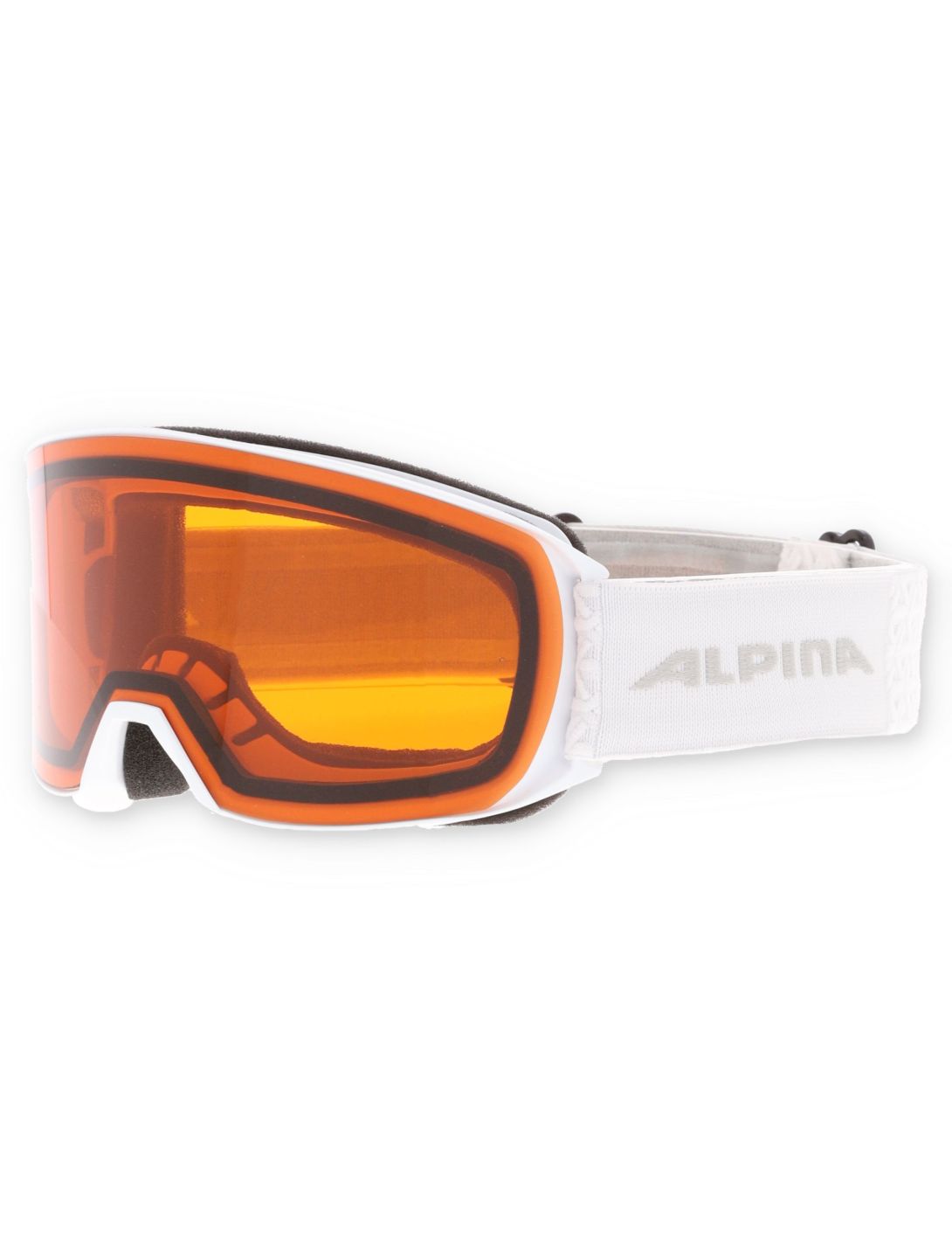 Alpina, Nakiska Skibrille Unisex White Matt weiß 