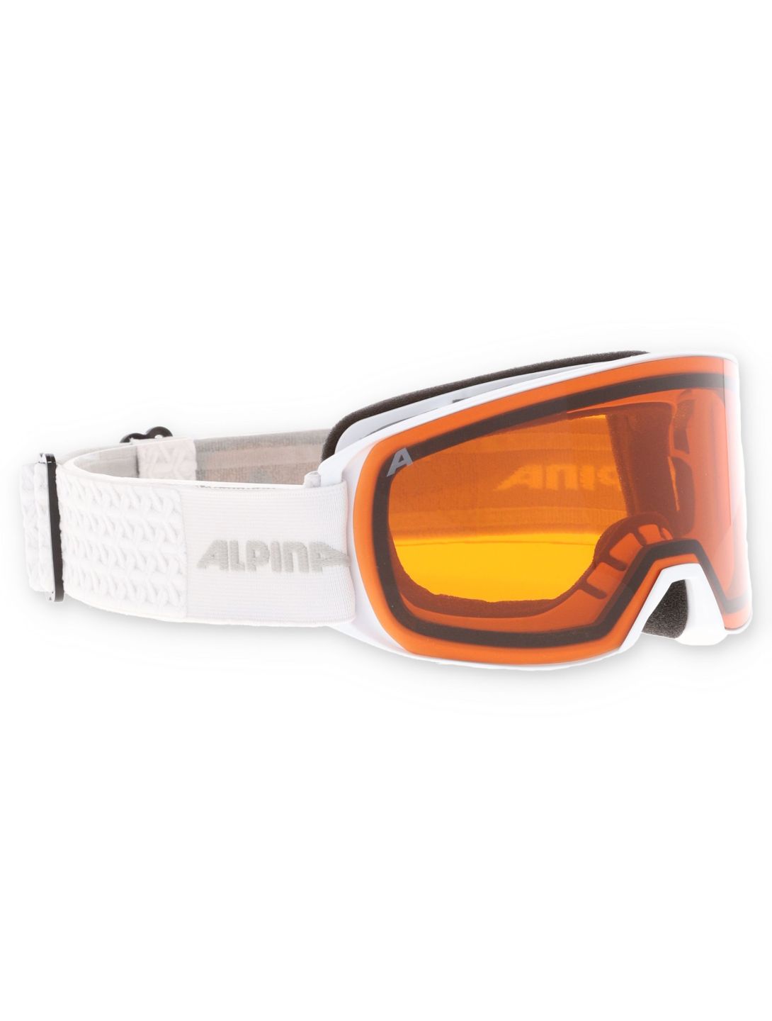 Alpina, Nakiska Skibrille Unisex White Matt weiß 