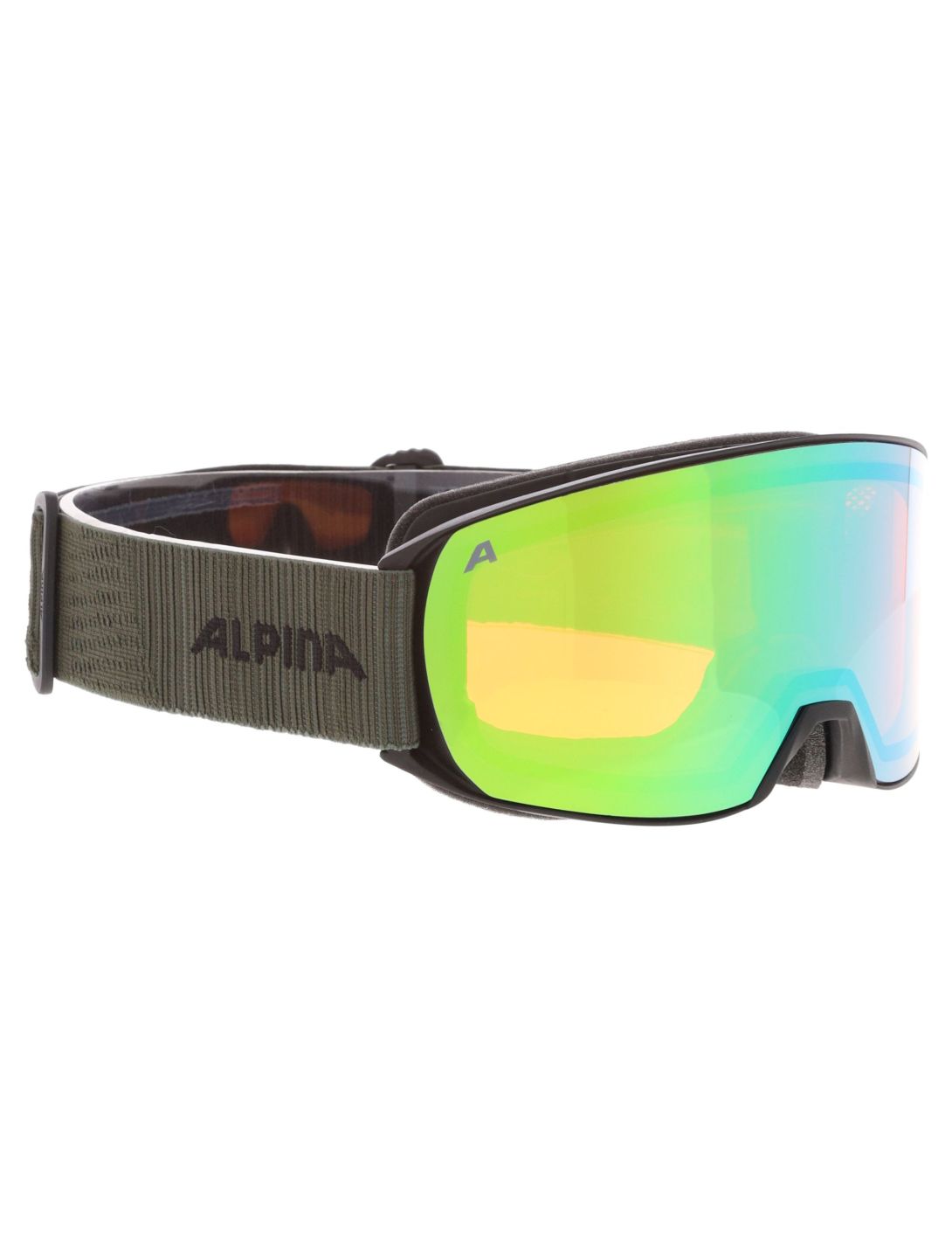 Alpina, Nakiska Q Skibrille Unisex Black Olive Matt grün 