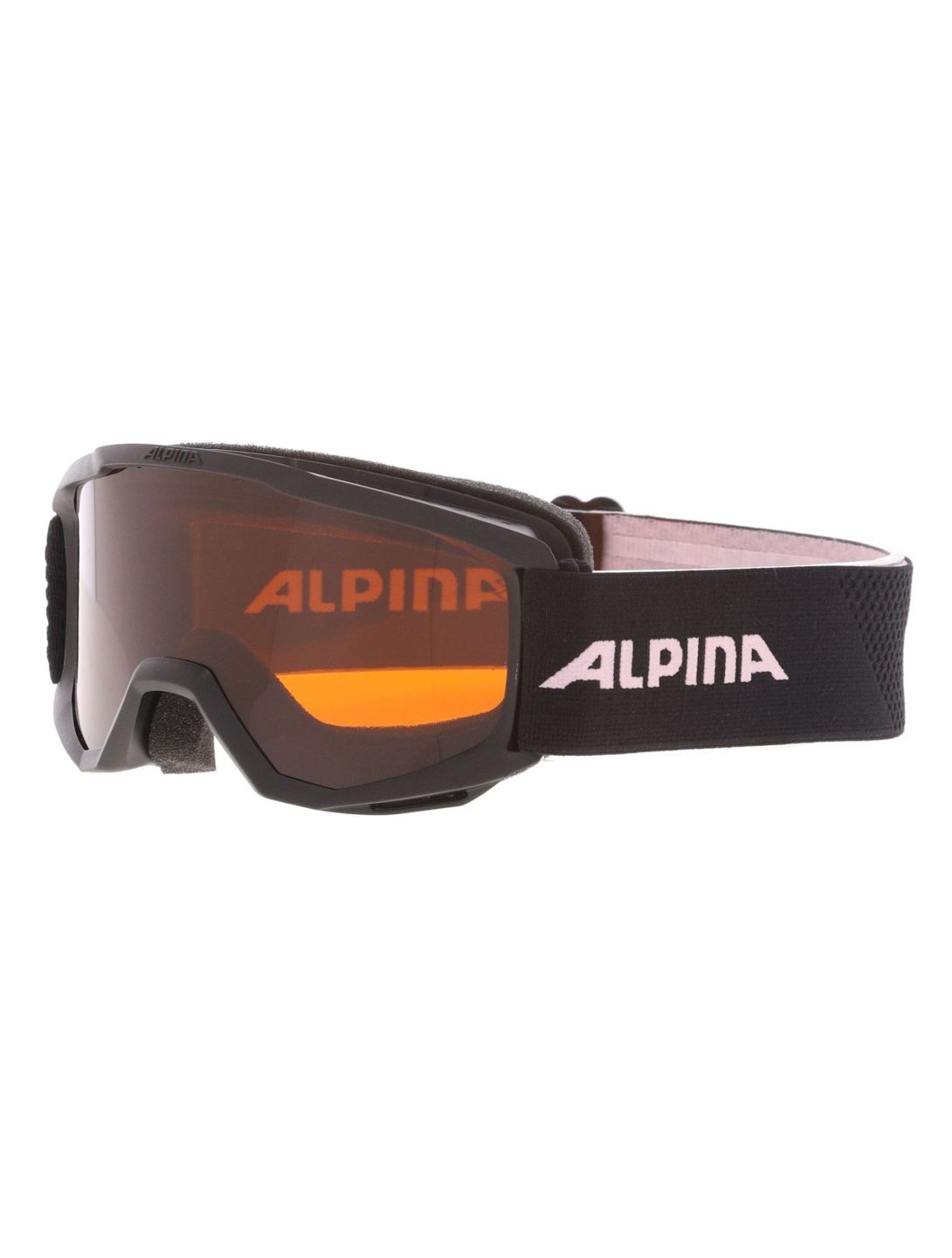 Alpina, Piney Skibrille Kinder Black-Rose Matt rosa, schwarz 