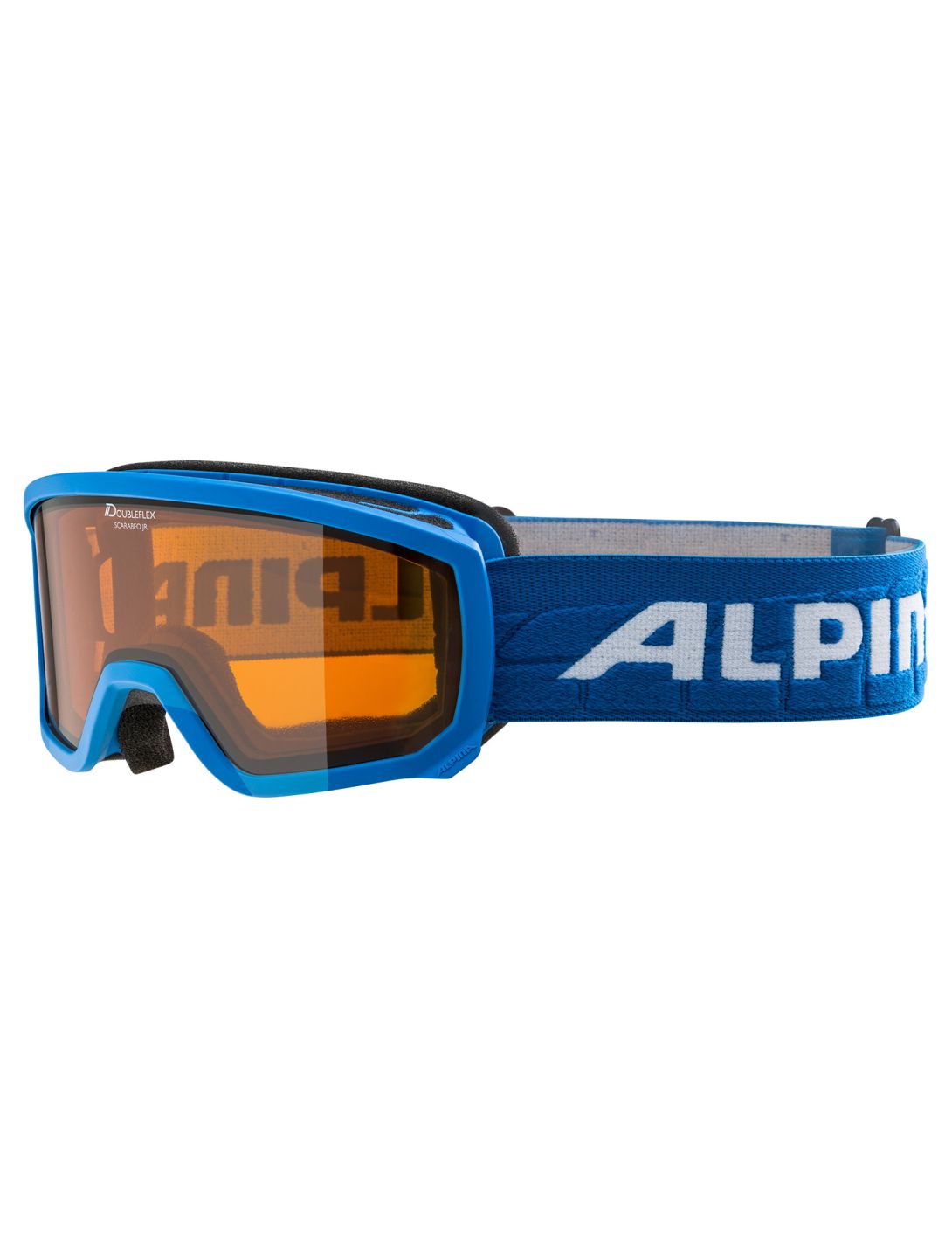 Alpina, Scarabeo Jr. Skibrille Kinder Light Blue Matt blau 