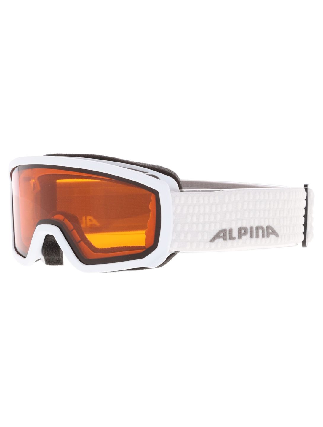 Alpina, Scarabeo Jr. Skibrille Kinder White Matt weiß 